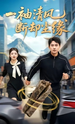 短剧《一袖清风，断却尘缘》海报