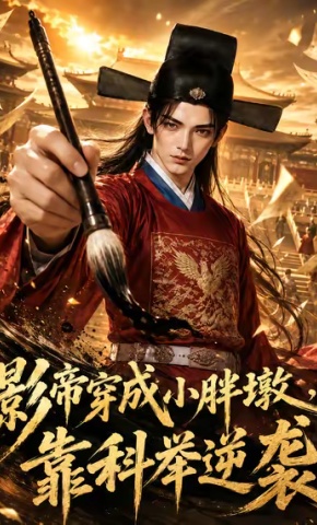 短剧《影帝穿成小胖墩靠科举逆袭》海报