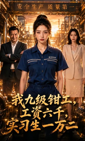 短剧《我九级钳工，工资六千，实习生一万二》海报