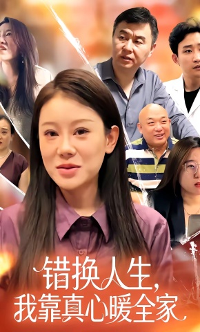 短剧《错换人生，我靠真心暖全家》海报