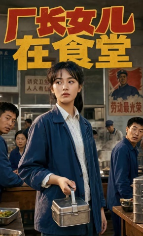 短剧《厂长女儿在食堂》海报