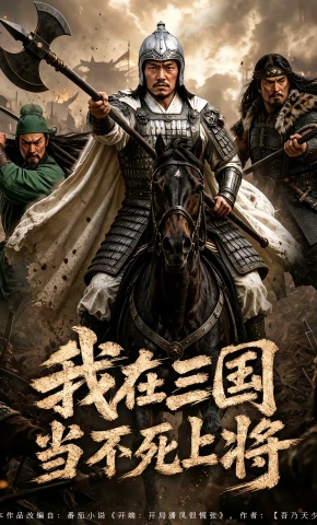 短剧《我在三国当不死上将》海报