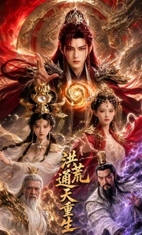 短剧洪荒通天重生海报