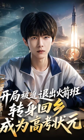 短剧《开局被迫退出火箭班，转身回乡成为高考状元》海报