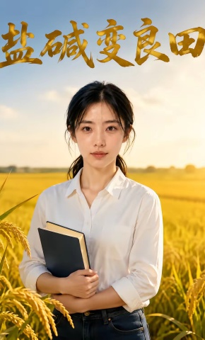 短剧《盐碱变良田》海报