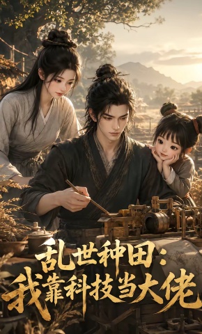 短剧《乱世种田：我靠科技当大佬》海报