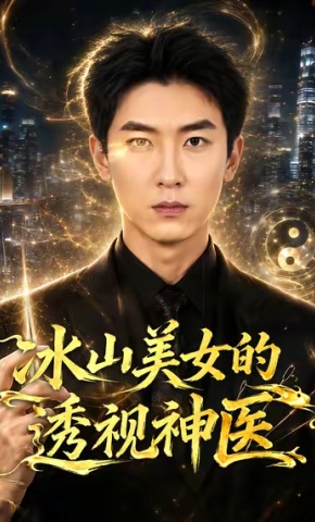 短剧《冰山美女的透视神医》海报