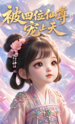 短剧《被四位仙尊宠上天》海报