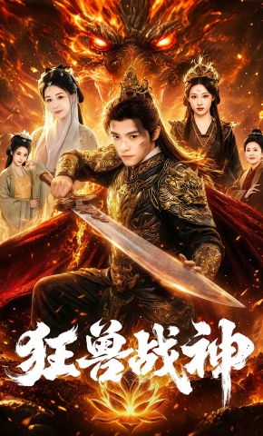 短剧《狂兽战神》海报