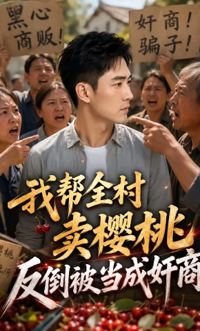 短剧《我帮全村卖樱桃，反倒被当成奸商》海报