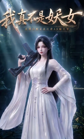 短剧《我真不是妖女，乱葬岗醒来我扛着AK嫁王爷》海报