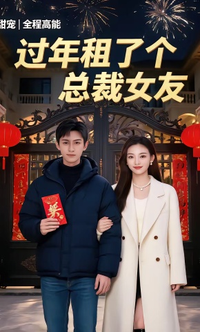 短剧《过年租了个总裁女友》海报