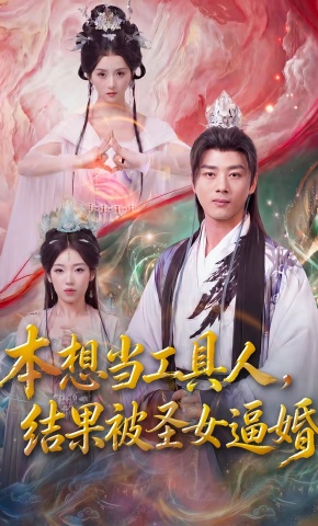 短剧《本想当工具人，结果被圣女逼婚》海报