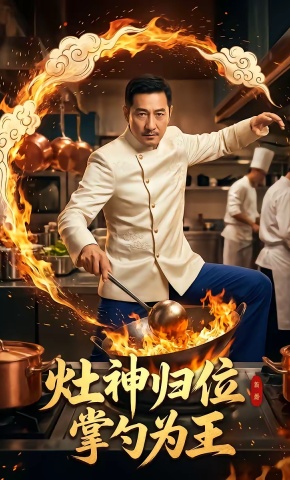 短剧《灶神归位：掌勺为王》海报