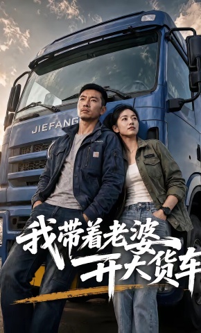 短剧《我带着老婆开大货车》海报
