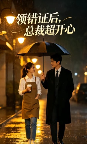 短剧《领错证后，总裁超开心》海报