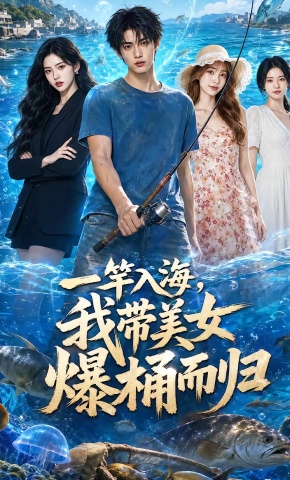 短剧《一竿入海我带美女爆桶而归》海报