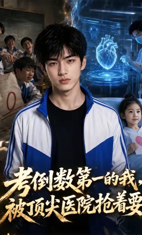 短剧《考倒数第一的我，被顶尖医院抢着要》海报