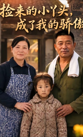 短剧《捡来的小丫头，成了我的骄傲》海报
