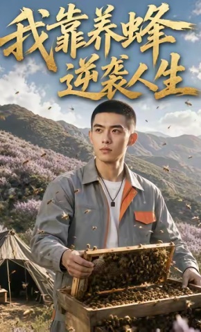 短剧我靠养蜂逆袭人生海报