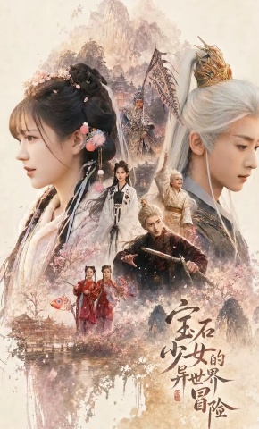短剧《宝石少女的异世界冒险》海报