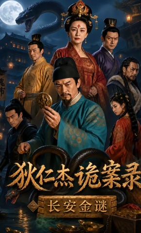短剧《狄仁杰诡案录之长安金谜》海报