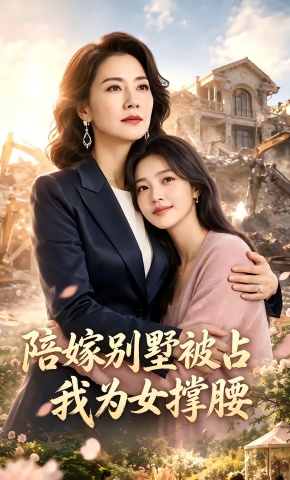 短剧《陪嫁别墅被占，我为女撑腰》海报