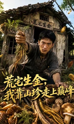 短剧《荒宅生金，我靠山珍走上巅峰》海报