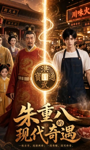 短剧《朱重八的现代奇遇》海报