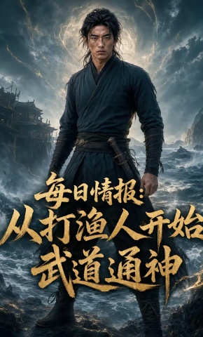短剧《每日情报：从打渔人开始武道通神》海报