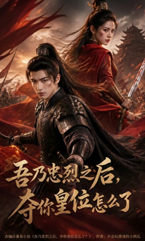 短剧《吾乃忠烈之后，夺你皇位怎么了》海报