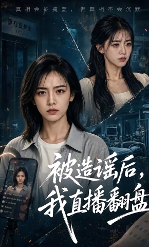 短剧《被造谣后，我直播翻盘》海报
