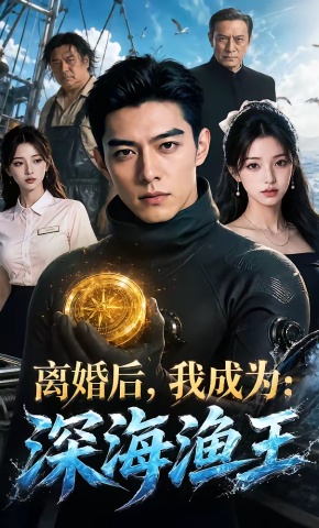 短剧《离婚后，我成为深海渔王》海报
