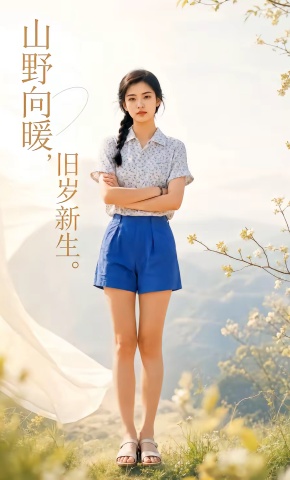 短剧《山野向暖，旧岁新生》海报