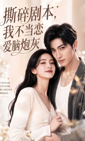 短剧《撕碎剧本，我不当恋爱脑炮灰》海报