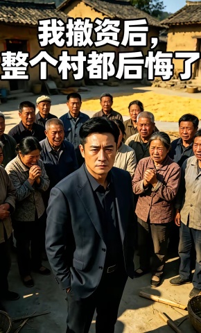 短剧《我撤资后，整个村都后悔了》海报