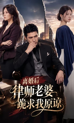 短剧《离婚后，律师老婆跪求我原谅》海报