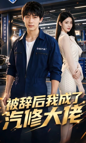 短剧《被辞后，我成了汽修大佬》海报