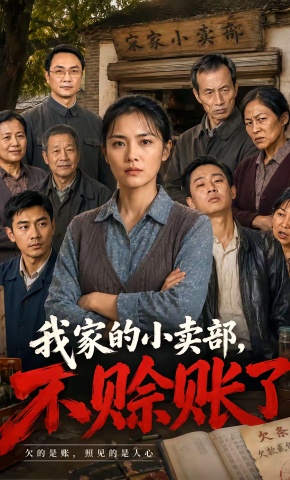 短剧《我家的小卖部，不赊账了》海报