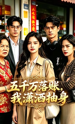 短剧《五千万落账，我潇洒抽身》海报