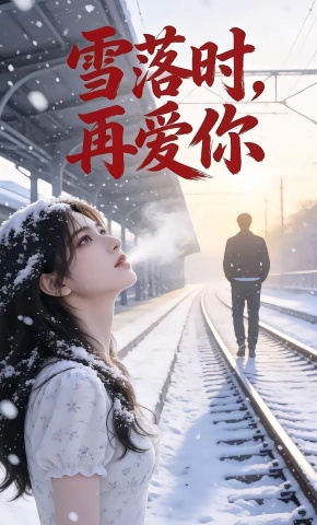 短剧《雪落时，再爱你》海报