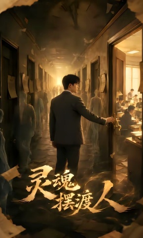 短剧《灵魂摆渡人》海报