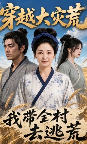 短剧《穿越大灾荒，我带全村去逃荒》海报