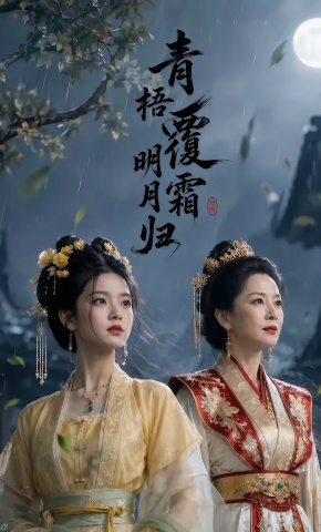 短剧《青梧覆霜明月归》海报