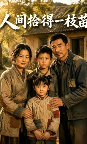 短剧《人间拾得一支苗》海报