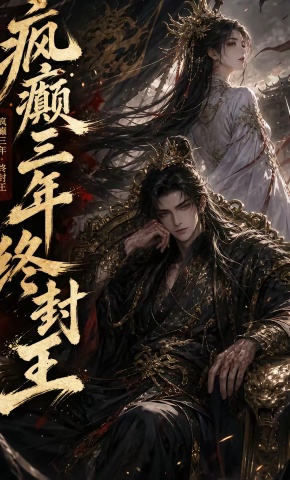 短剧《疯癫三年终封王》海报