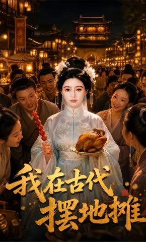 短剧《我在古代摆地摊》海报