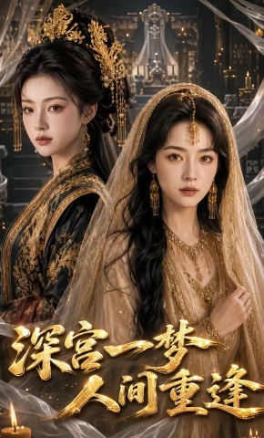 短剧《深宫一梦，人间重逢》海报