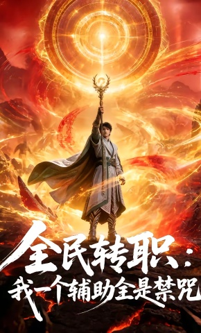 短剧《全民转职，我一个辅助全是禁咒？》海报