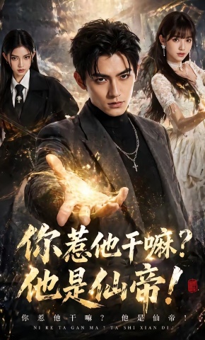短剧《你惹他干嘛？他是仙帝》海报